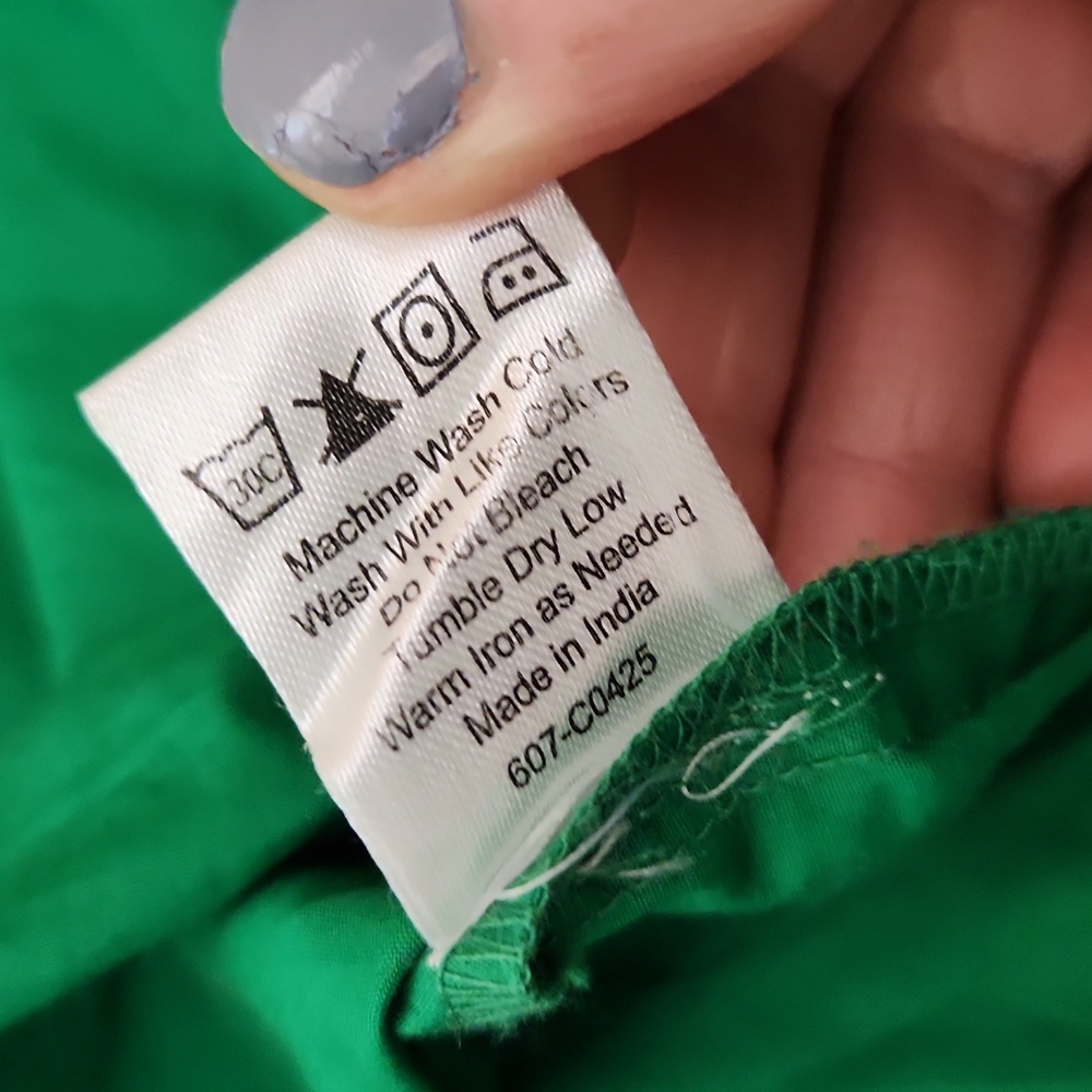 Caroline Constas Green Ruffle Dress Size Medium - Picture 15 of 15